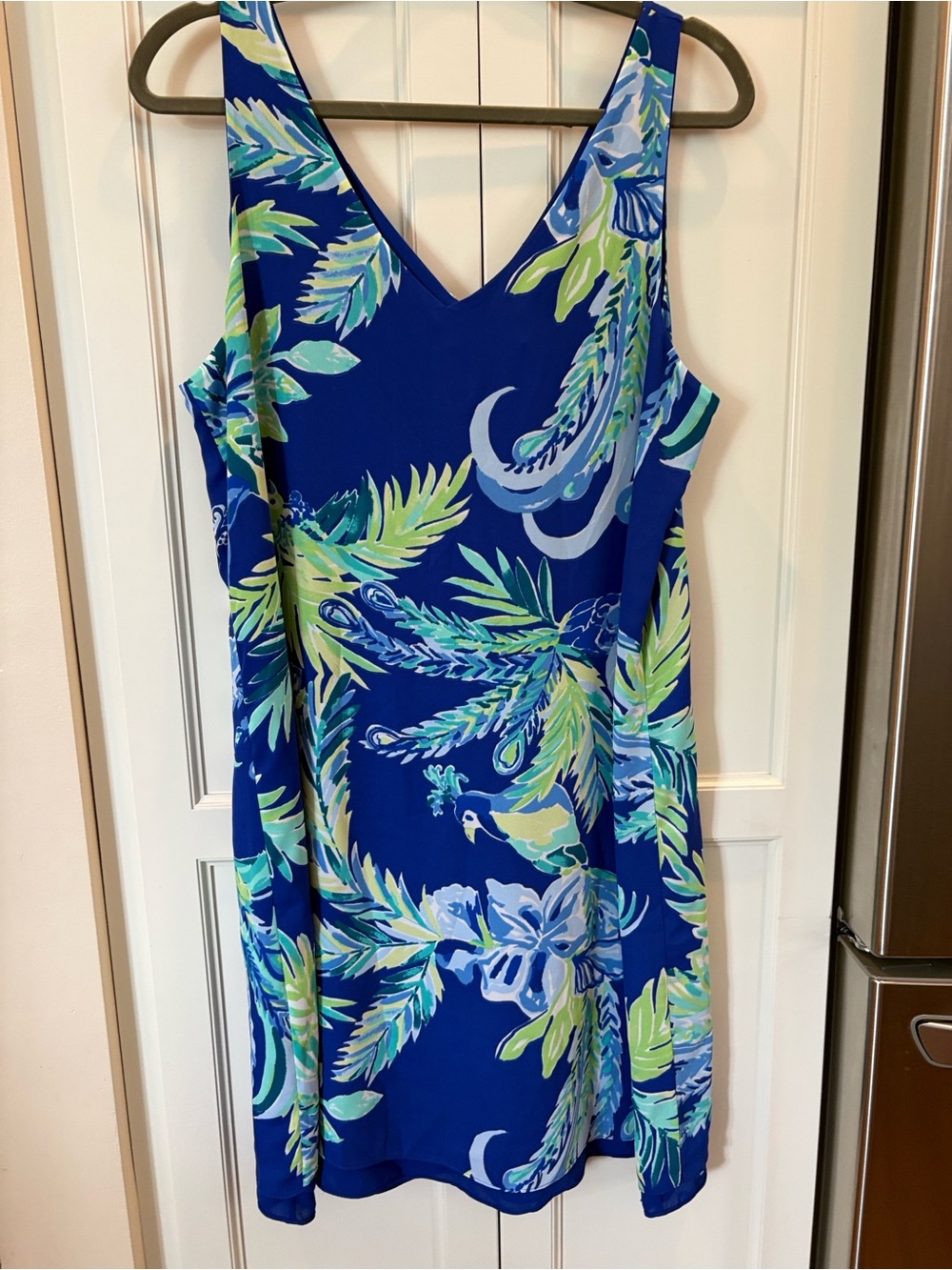Lilly Pulitzer V-Neck reversible swing Dress size L